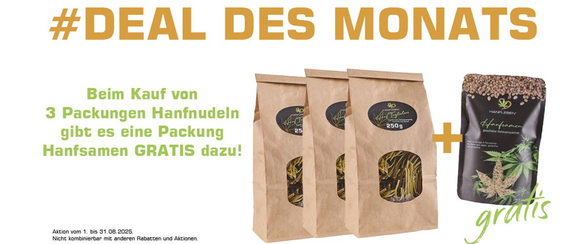 Deal des Monats: August (Hanfleben)